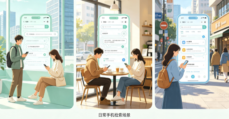 渝水区普通人日常手机使用场景拆解：GEO 与 AI 优化如何改变信息检索体验